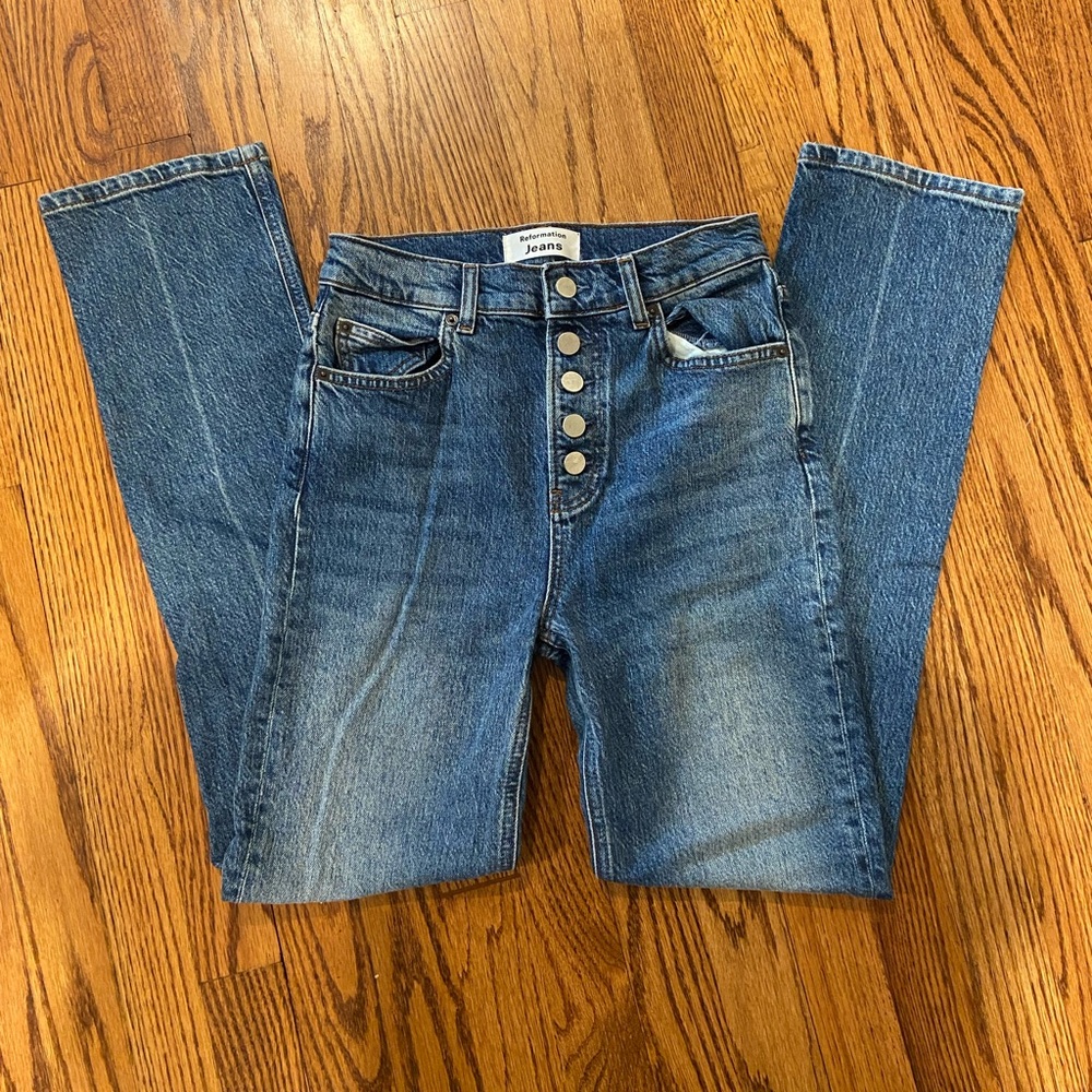 Reformation slim fit jeans